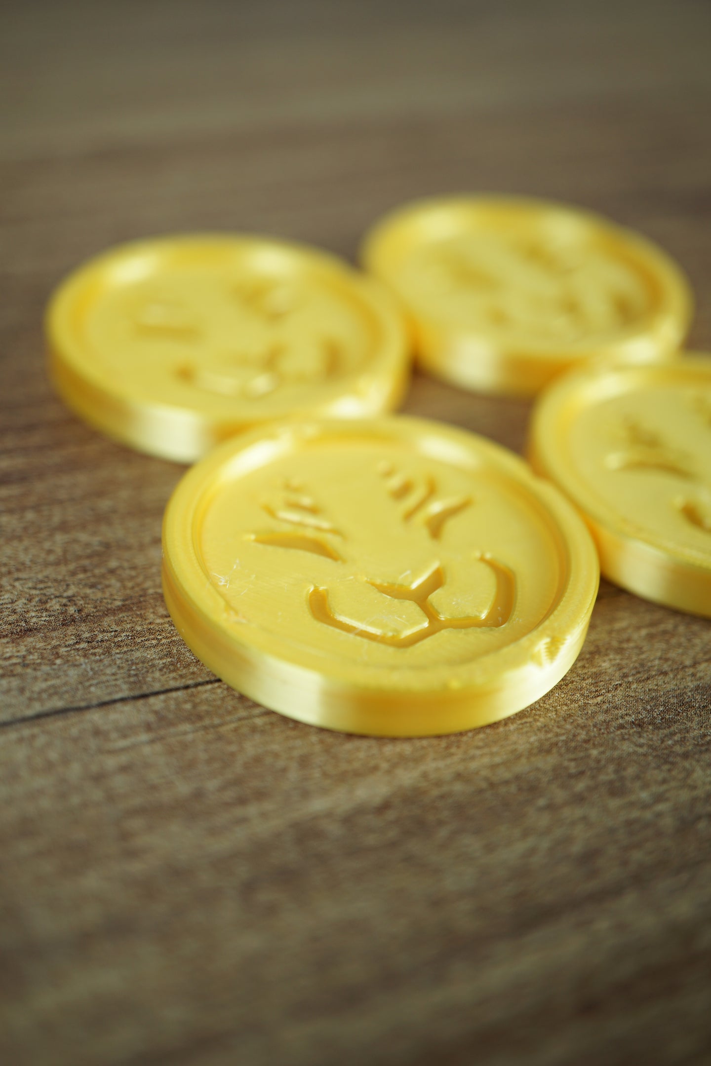3D printed Palia prize wheel coin inspired by in game currency
