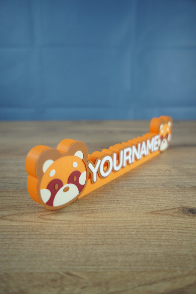 Palia inspired Redland Rover nameplate personalized gaming desk decor