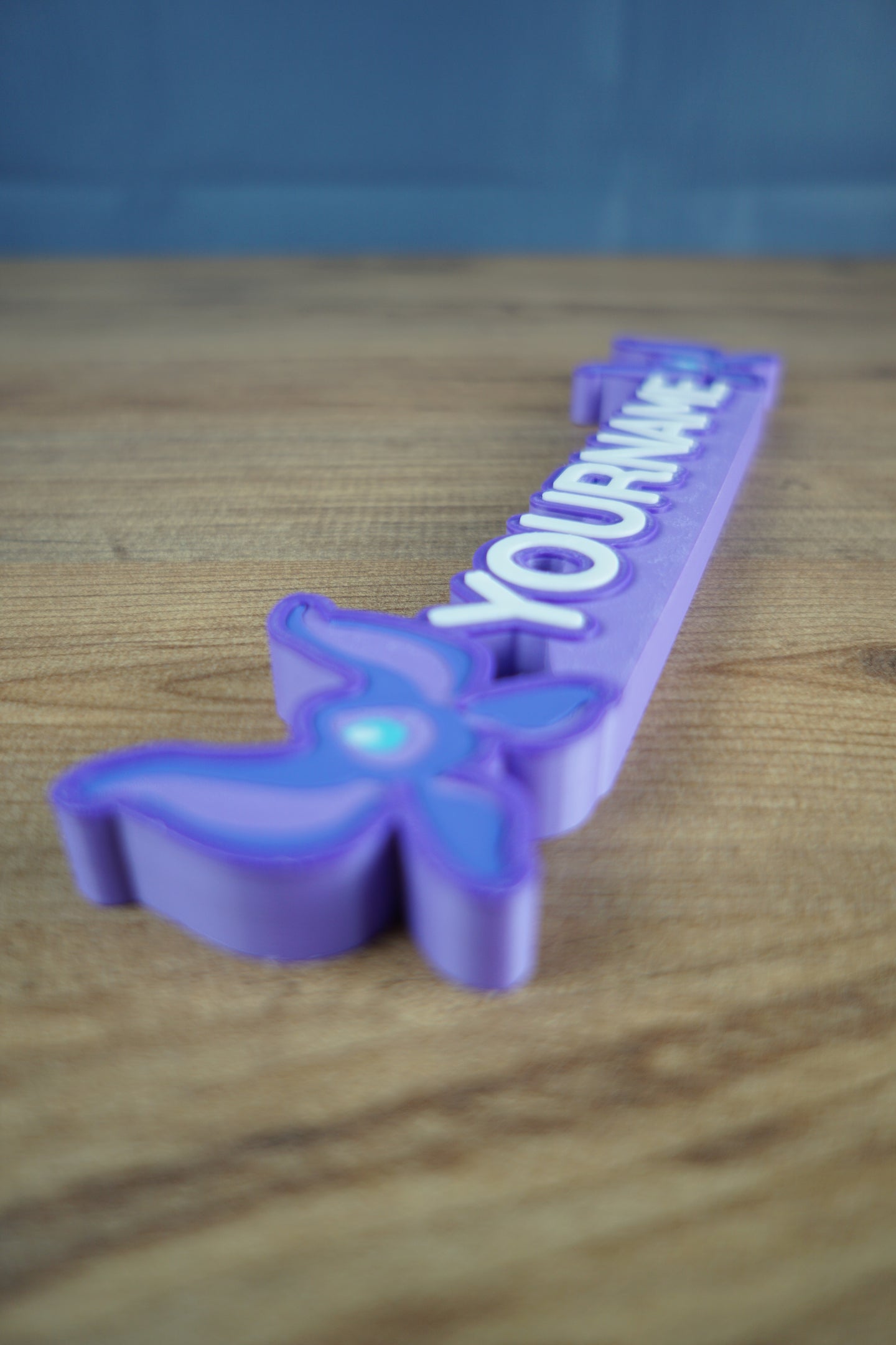 Palia Starfall Sylph nameplate fantasy inspired personalized display piece