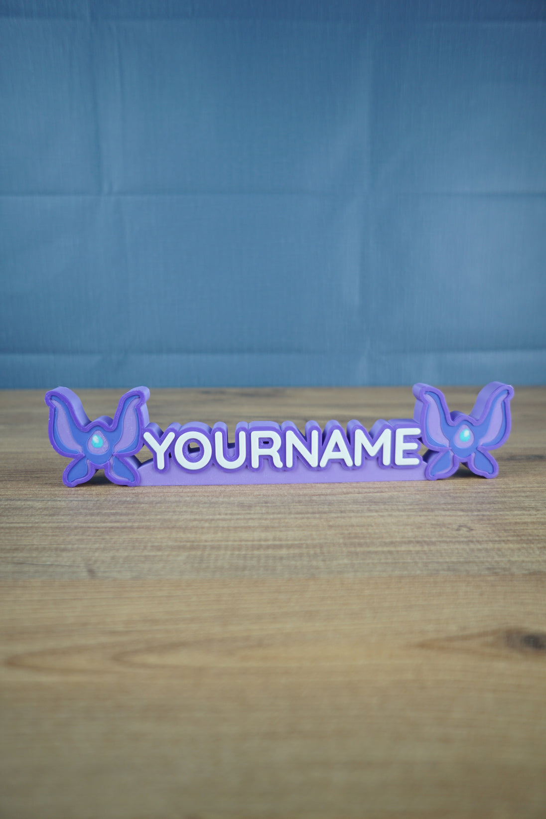 Starfall Sylph custom 3D printed nameplate inspired by Palia with celestial star design