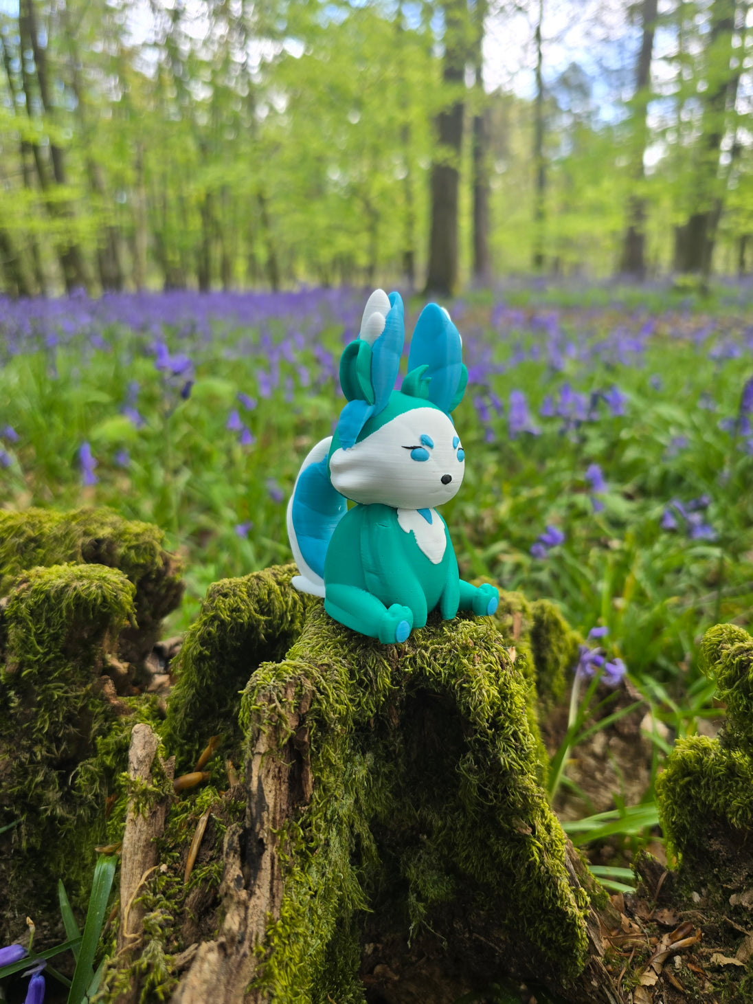 Summer Flutterfox plush Palia inspired bright colourful design