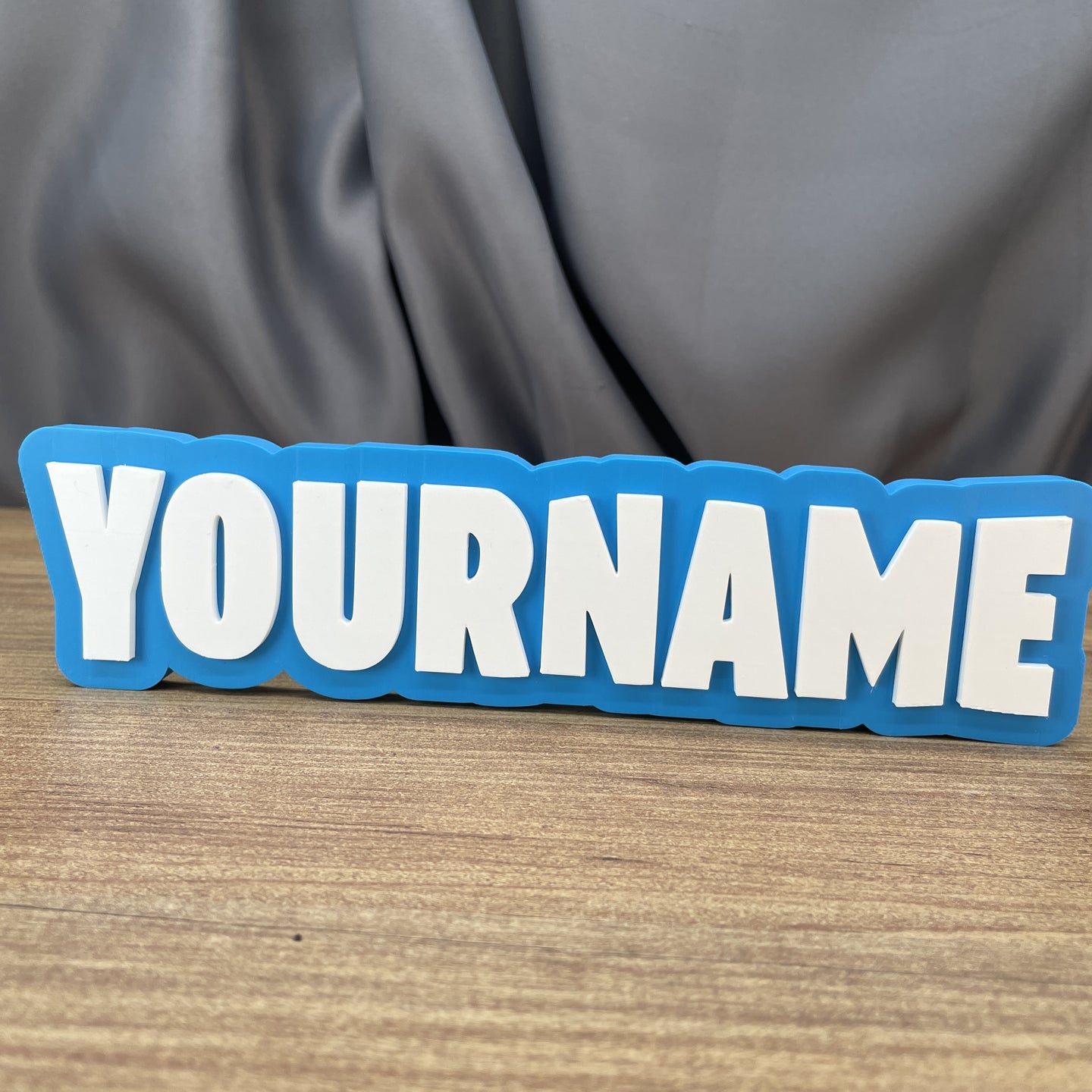 gaming setup decoration custom name sign fortnite style