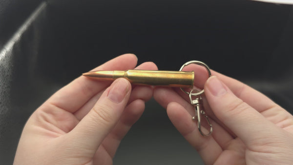 8x57 JRS Bullet Keyring made from real inert rimmed ammo – Cool Gaming Stuff UK

