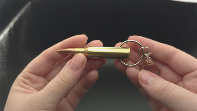 7.62x54R Bullet Keyring made from real inert surplus rifle ammo – Cool Gaming Stuff UK
