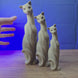 Cat figurine replica inspired by Escape from Tarkov shown being held and rotated by hand, designed as a gaming display piece, collectible, or Tarkov fan gift.