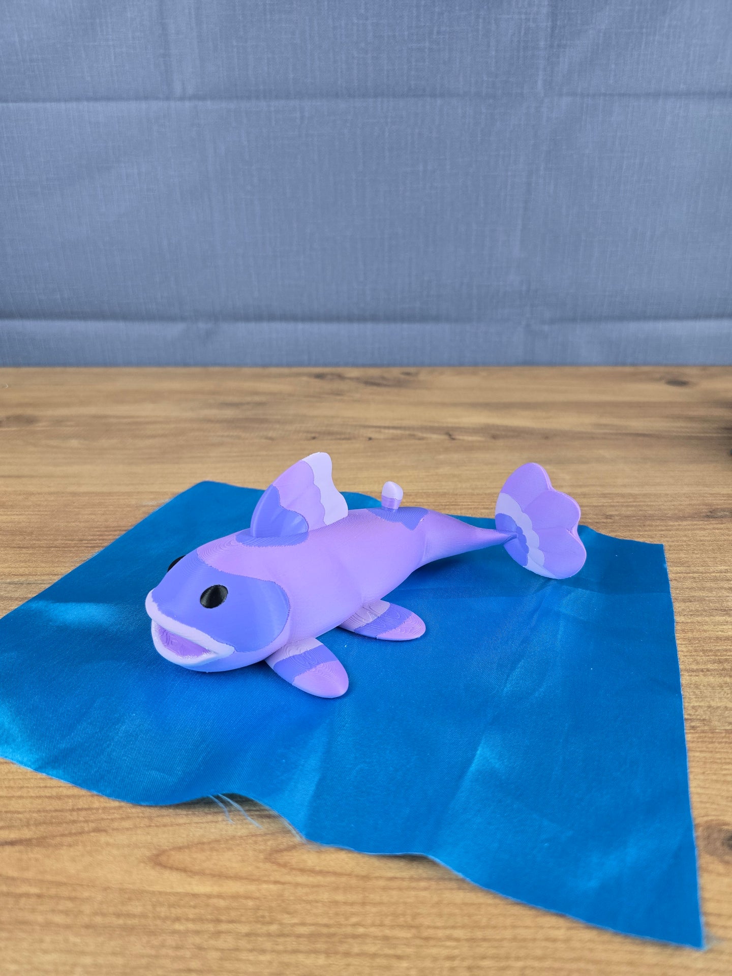 purple prismfish plush 3d printed collectible