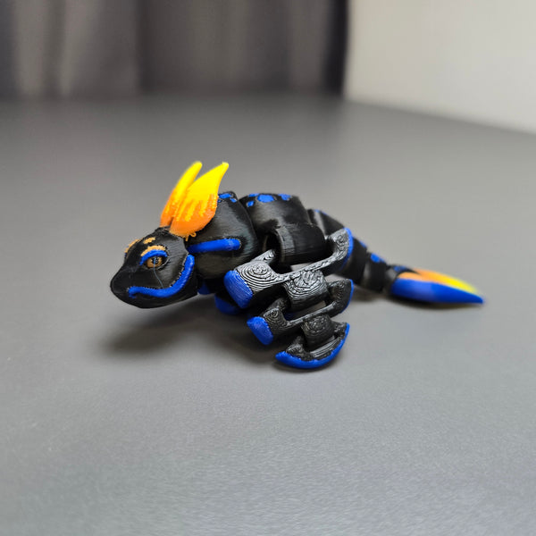 Full Colour Rabbit Ray Articulated Figure – Subnautica Fan Model