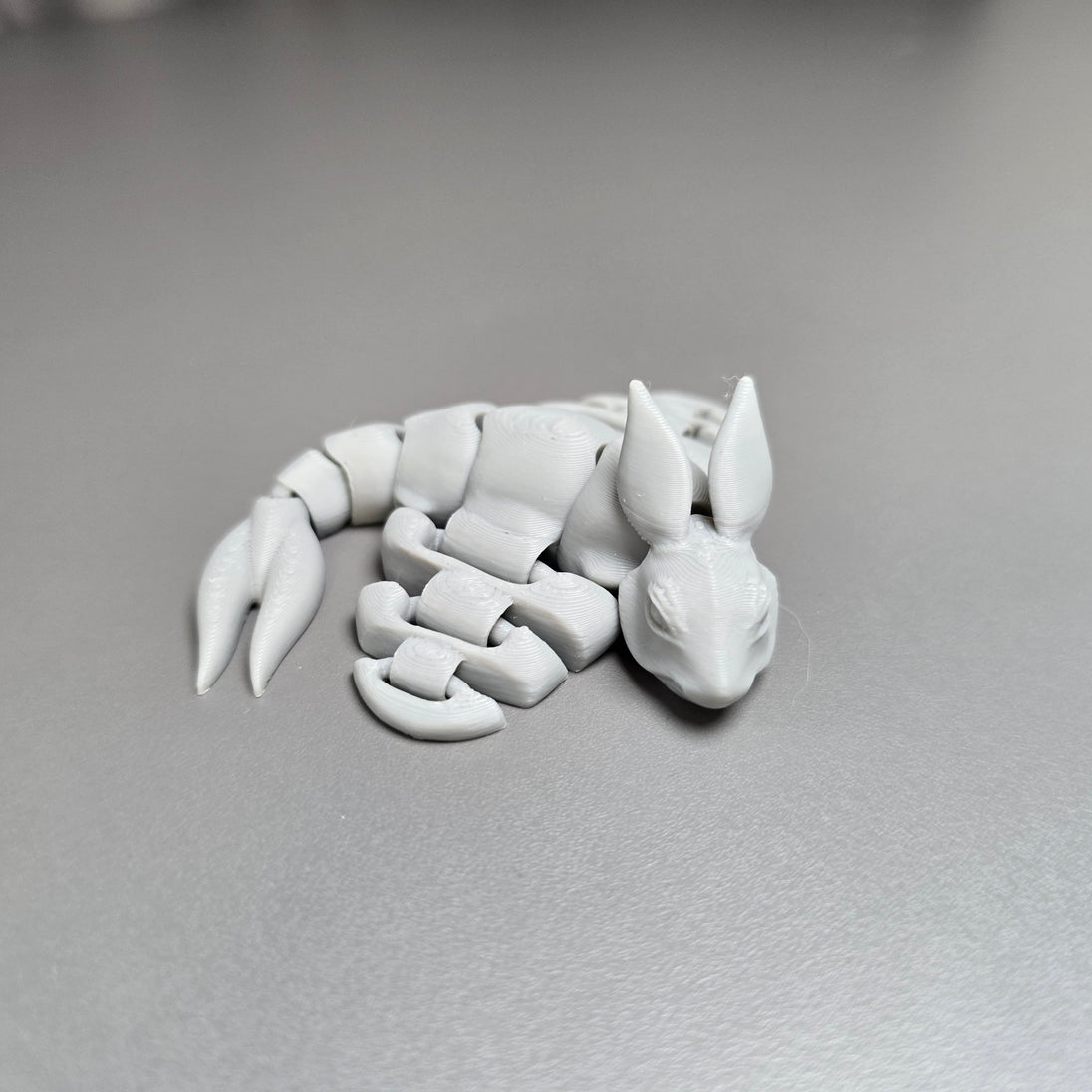 Grey Rabbit Ray Articulated Toy – Subnautica 3D Printed Collectible