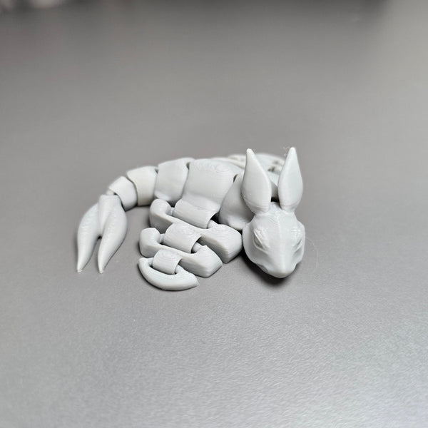 Grey Rabbit Ray Articulated Toy – Subnautica 3D Printed Collectible