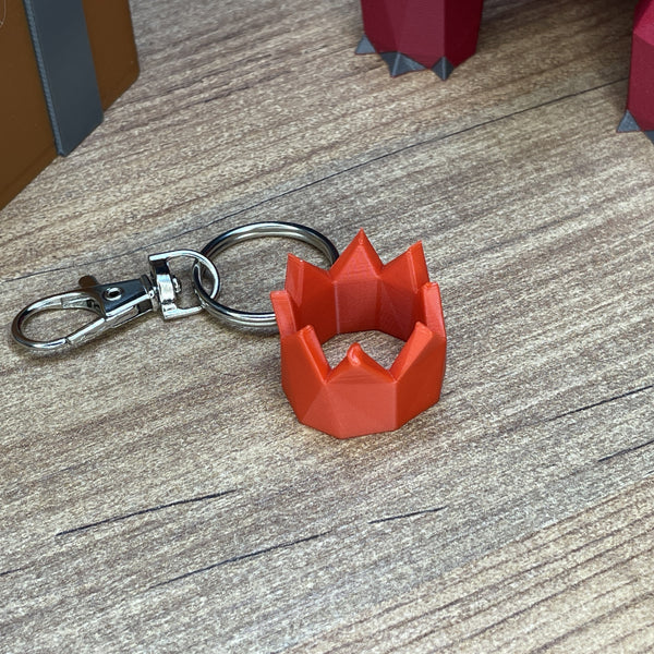 OSRS party hat keychain in red colour