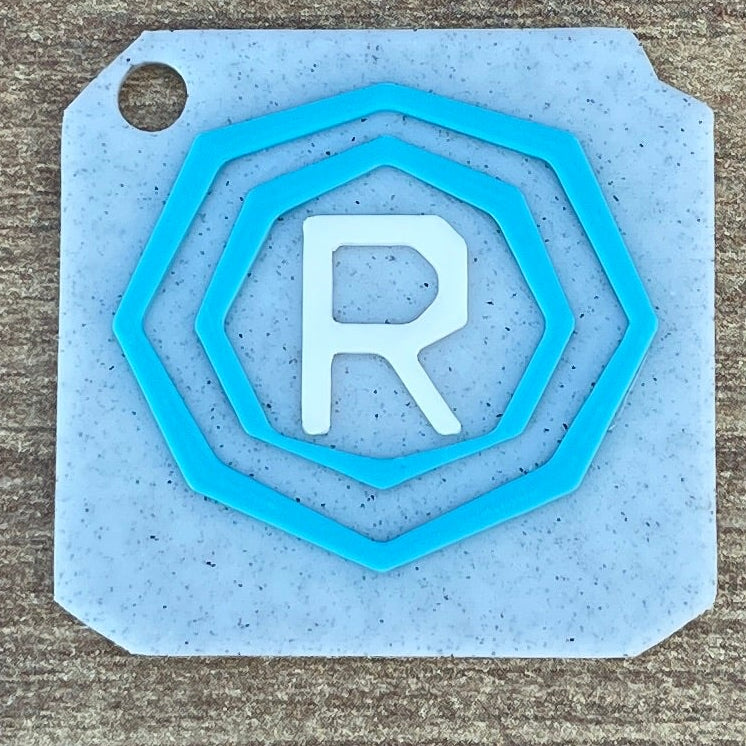 Old School RuneScape Rellekka teleport tablet keyring 4cm OSRS keychain