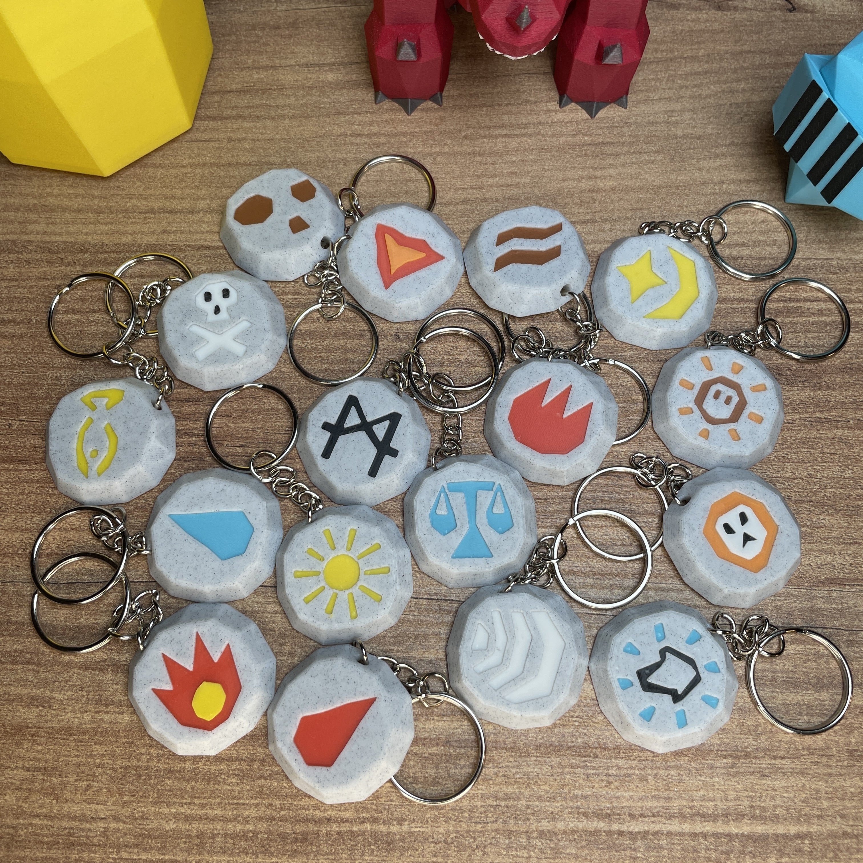 RuneScape Rune Styled Keyrings