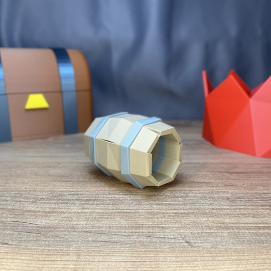 Barrel pen pot RuneScape themed desktop organizer