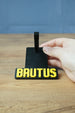 RuneScape Brutus statue head Stand with text