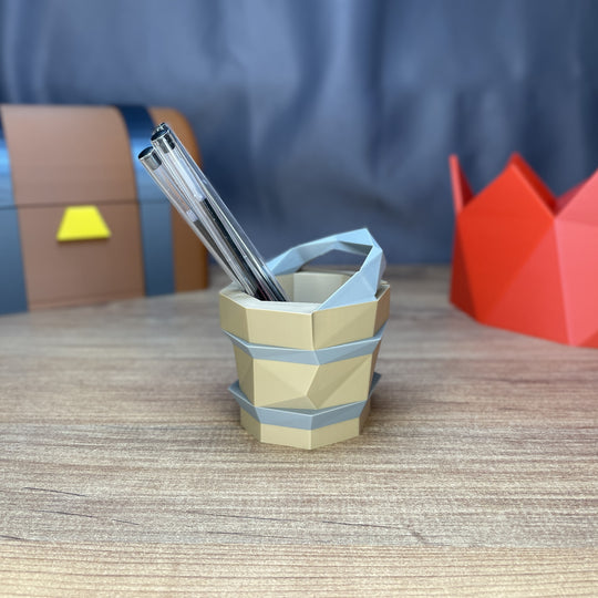 Bucket pen holder RuneScape collectible desk item