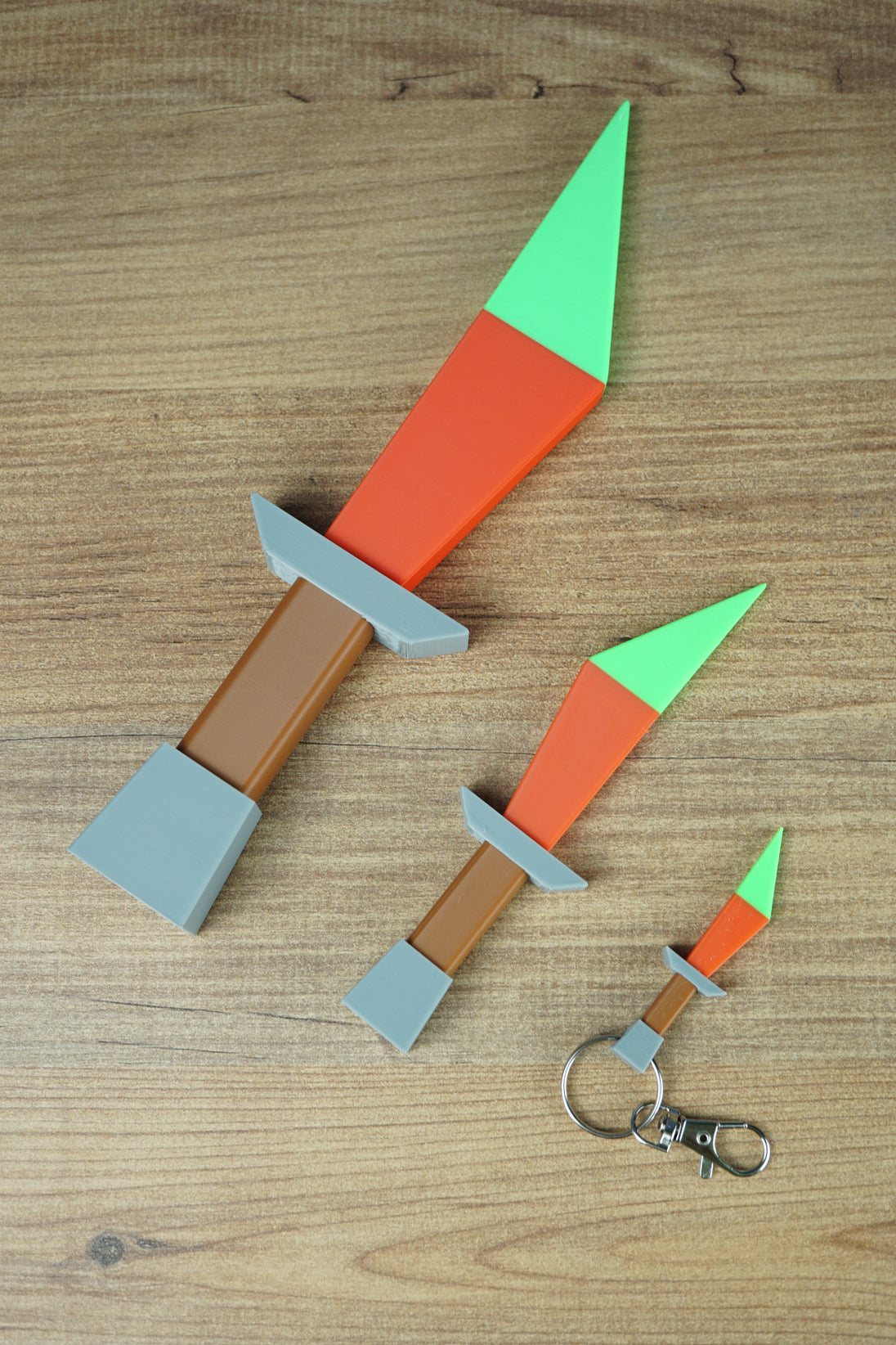 RuneScape Dragon Dagger with green poison tip 3D printed