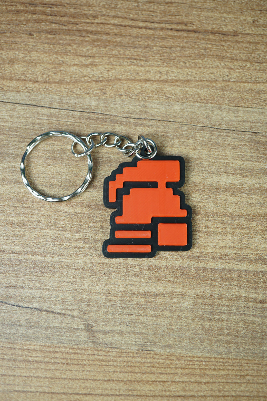 RuneScape Hardcore Ironman keyring red helm 3D printed accessory