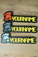 RuneScape Ironman nameplate red grey silver colour variants