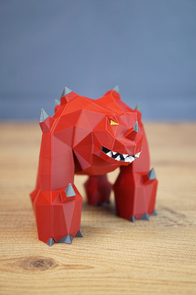 Fantasy boss monster figurine inspired by RuneScape Jad