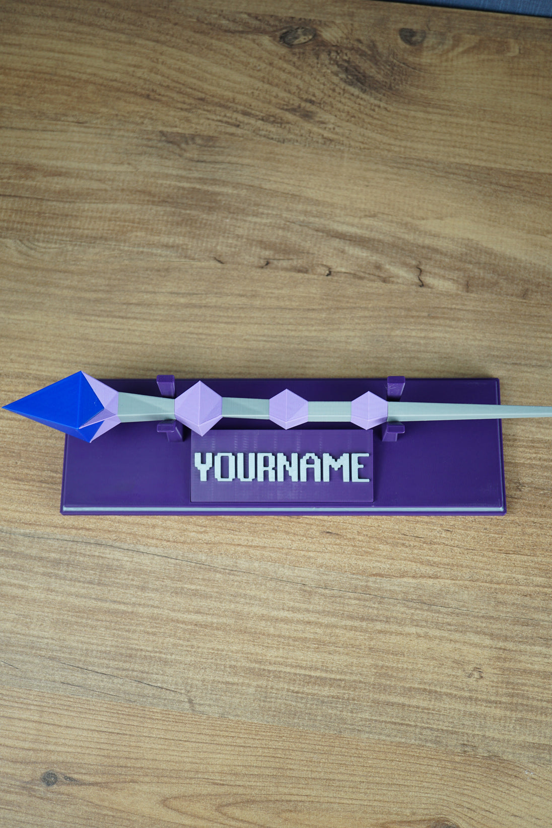 OSRS Kodai Wand personalized nameplate gamer display piece