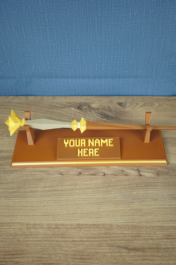 RuneScape Master Wand 3D printed OSRS collectible display piece
