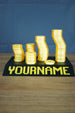 RuneScape max cash stack nameplate front view 3D printed display