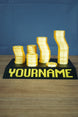 RuneScape max cash stack nameplate front view 3D printed display