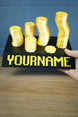 RuneScape max cash stack nameplate large size custom desk sign
