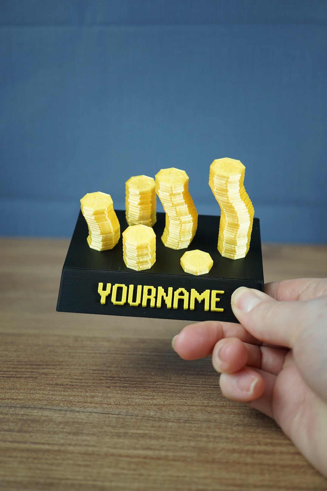 RuneScape max cash stack nameplate small size 3D printed OSRS display