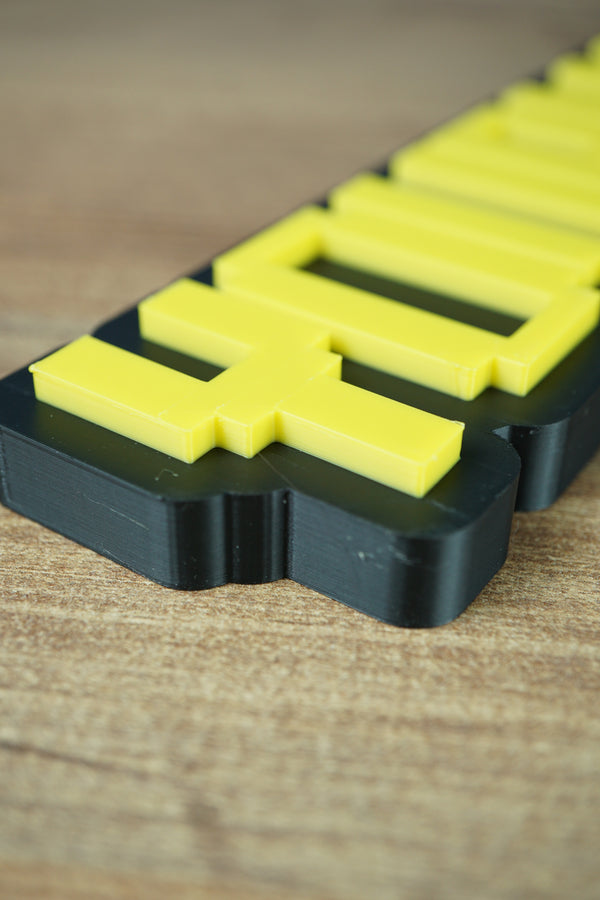 OSRS Ironman large nameplate 3D printed collectible