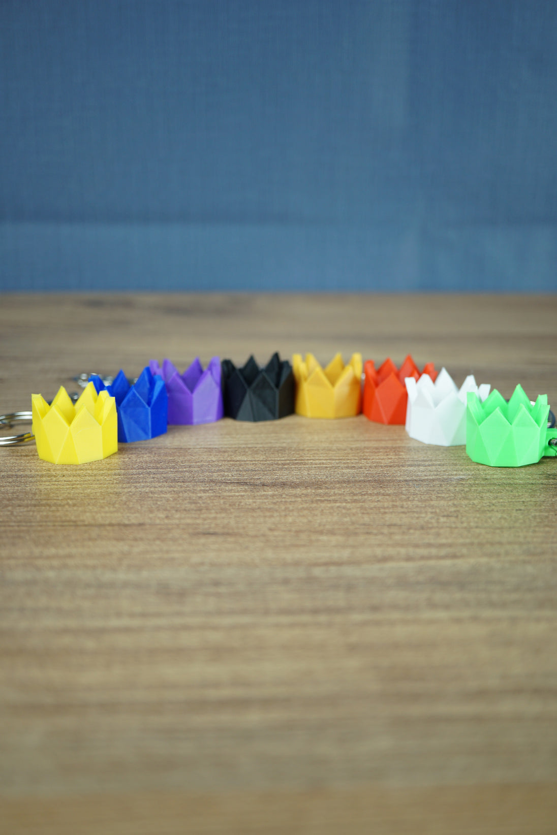 RuneScape party hat keyrings all colours 3D printed OSRS collectible set