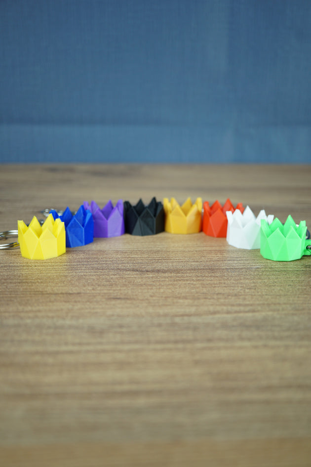RuneScape party hat keyrings all colours 3D printed OSRS collectible set