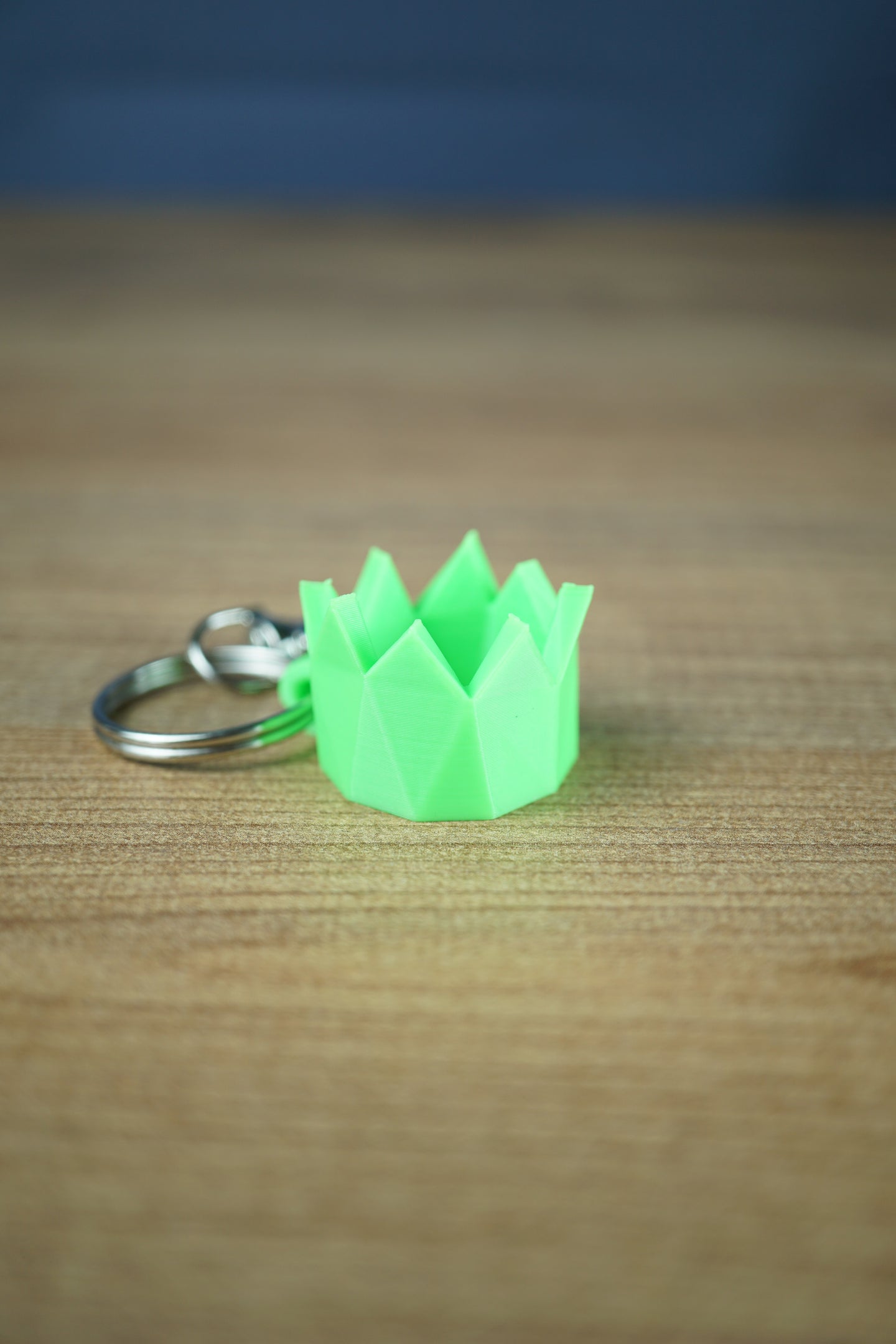 RuneScape green party hat keyring 3D printed gamer gift accessory