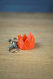 RuneScape red party hat keyring 3D printed OSRS collectible gamer accessory