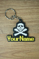 RuneScape PK Skull keyring with username custom gamer gift