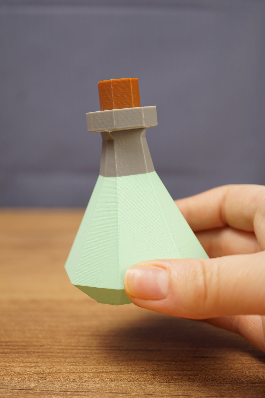 RuneScape potion bottle angled display gamer decor item