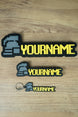 RuneScape Ironman grey nameplate custom 3D printed desk decor