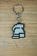 RuneScape Ultimate Ironman keyring silver helm collectible