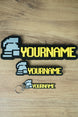 RuneScape Ultimate Ironman custom nameplate 3D printed with OSRS font