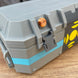 3d printed gaming storage case with lock detail