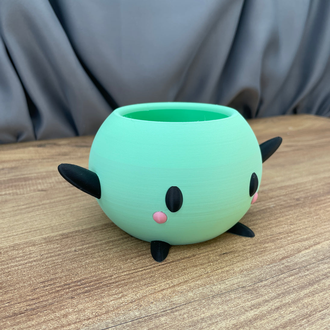 stardew valley junimo planter mint green