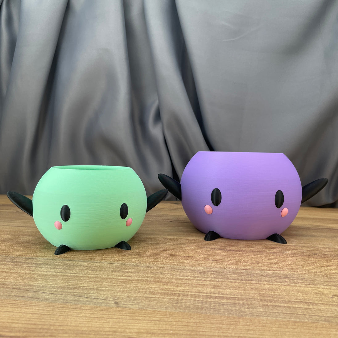 stardew valley inspired junimo pot for succulents