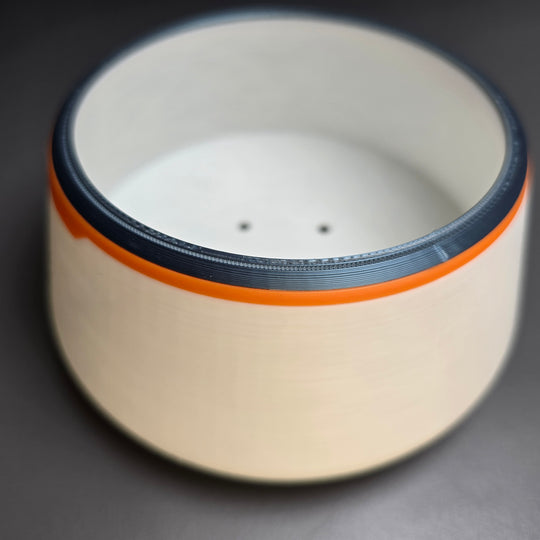 Side View of Chic Subnautica Style Plant Pot – 3D Print