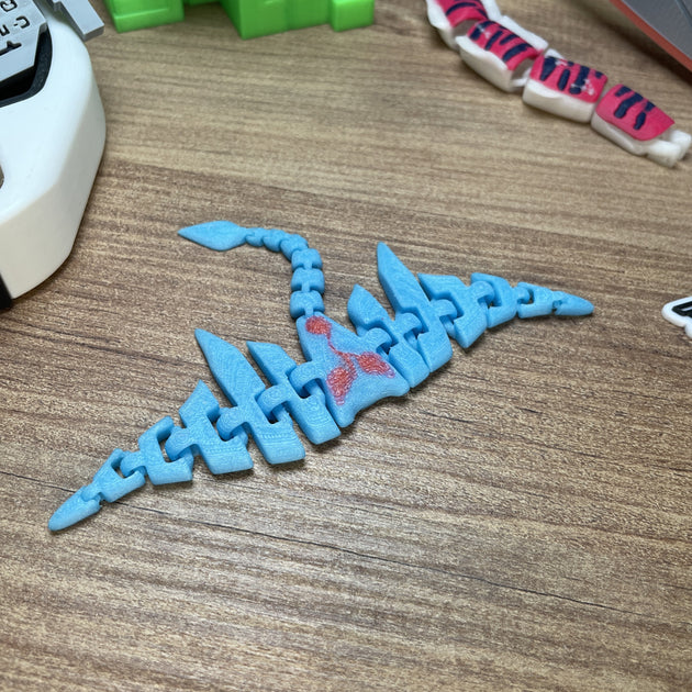 Subnautica Ghostray 3D printed articulated figure