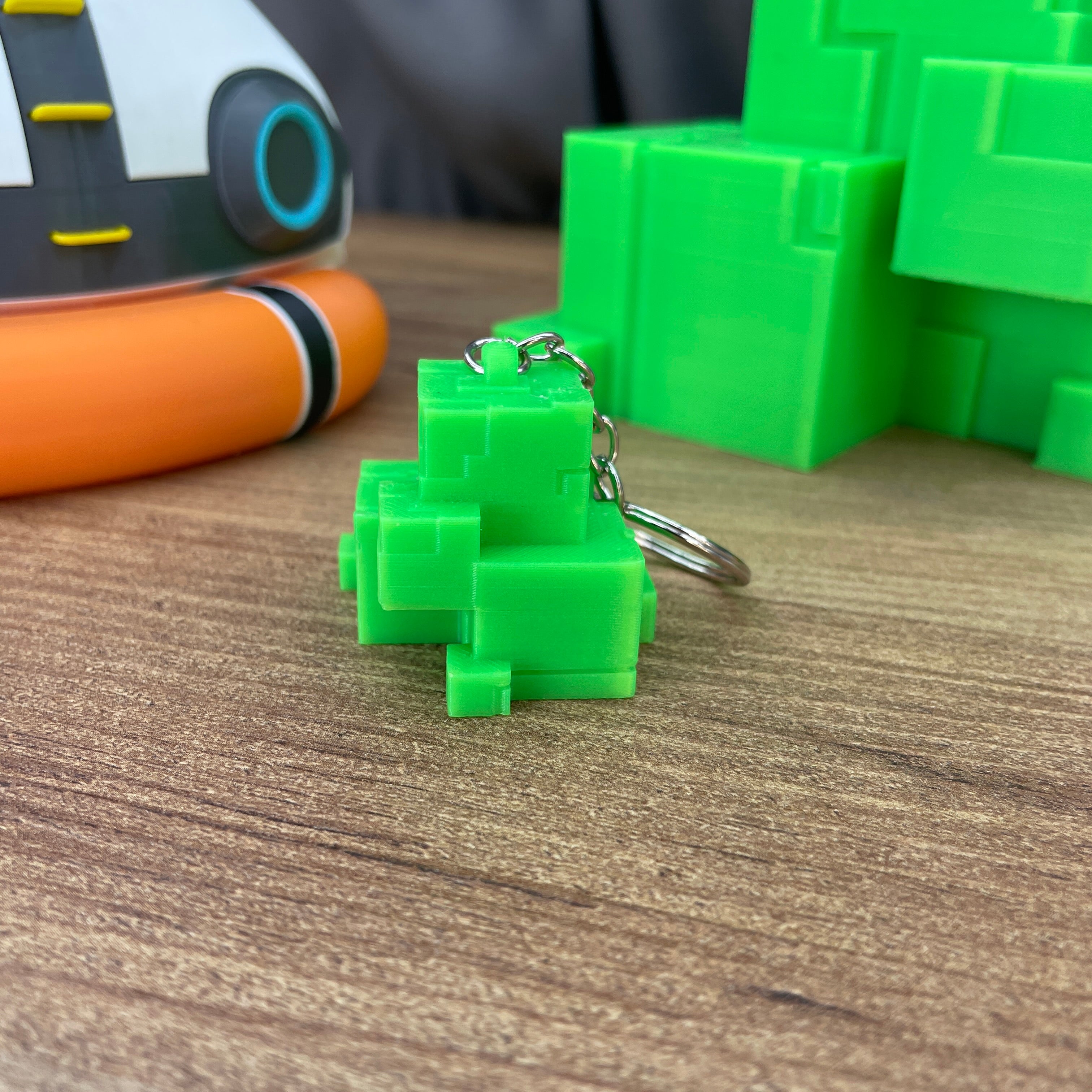 Glow Ion Cube Keychain – Subnautica 3D Printed