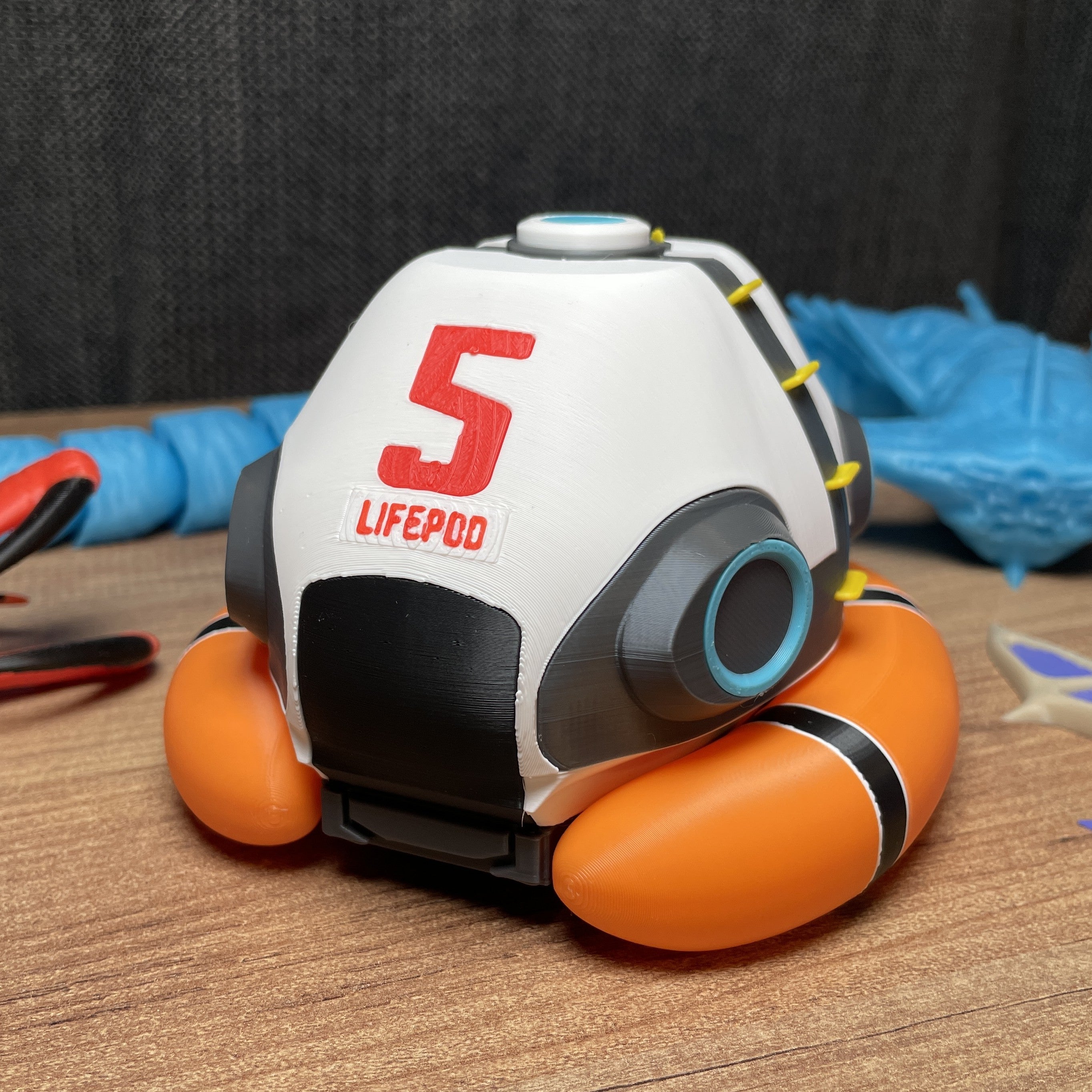 Subnautica Lifepod 5 3D printed display model
