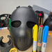	Atomic Defence Mask Replica on Display close up – Tarkov Cosplay Prop