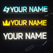 All 3 Tarkov Nameplate Styles – Personalised LED Gamer Plaques Glow