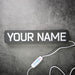 Standard Edition Tarkov LED Nameplate – White Custom Engraved Gamer Sign