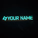 The Unheard Edition Tarkov LED Nameplate – Sky Blue Light Gamer Tag Sign glow